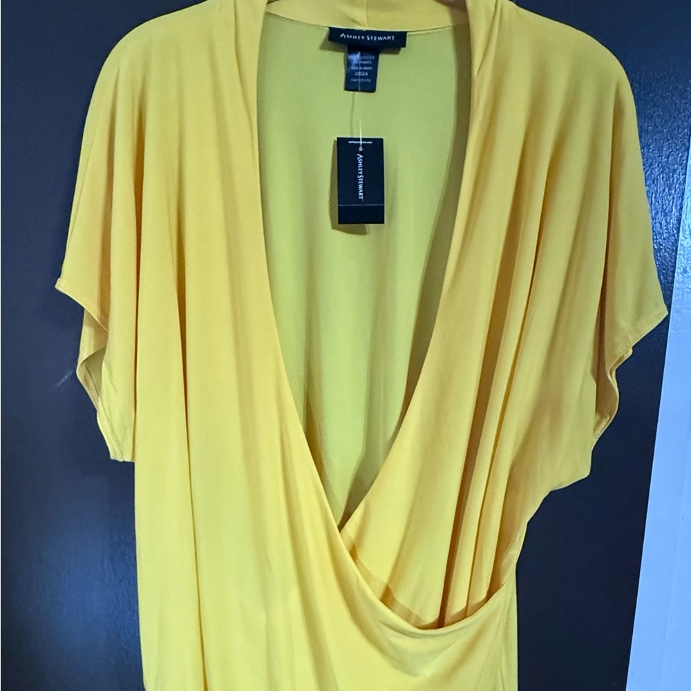 ‘AS’ Hi Lo V Neck Tunic (Plus)